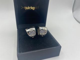 Pendientes oro blanco 18k con diamantes