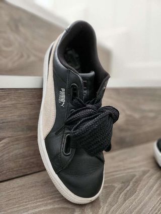 Zapatillas de piel PUMA Basket Heart