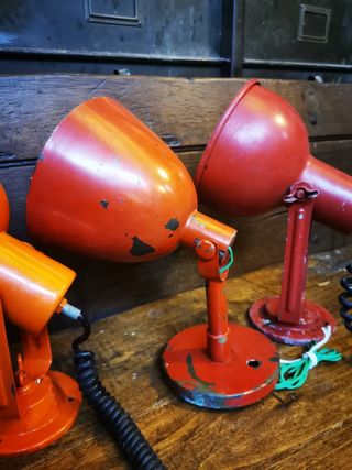 Lamparas pared. Antiguas metalicas