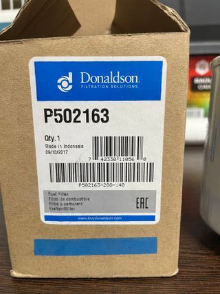 FILTRO GASOIL Donaldson P502163