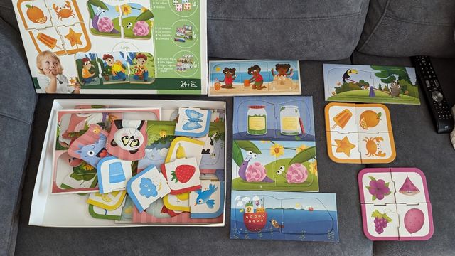 Puzzle set 3 en 1 . 24 meses. Educa