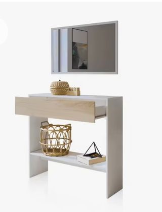 Recibidor con cajón 90 cm