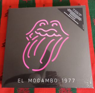 VINILO BOX ROLLING STONES MOCAMBO 1977 NEON