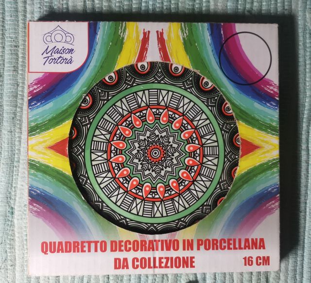 Quadretto in porcellana