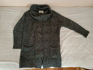 Abrigo lana gris