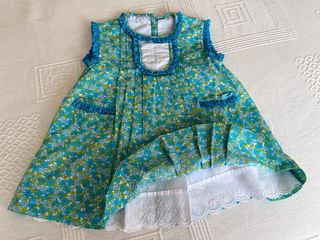 Vestido y chaqueta a juego talla 2, hecho a mano