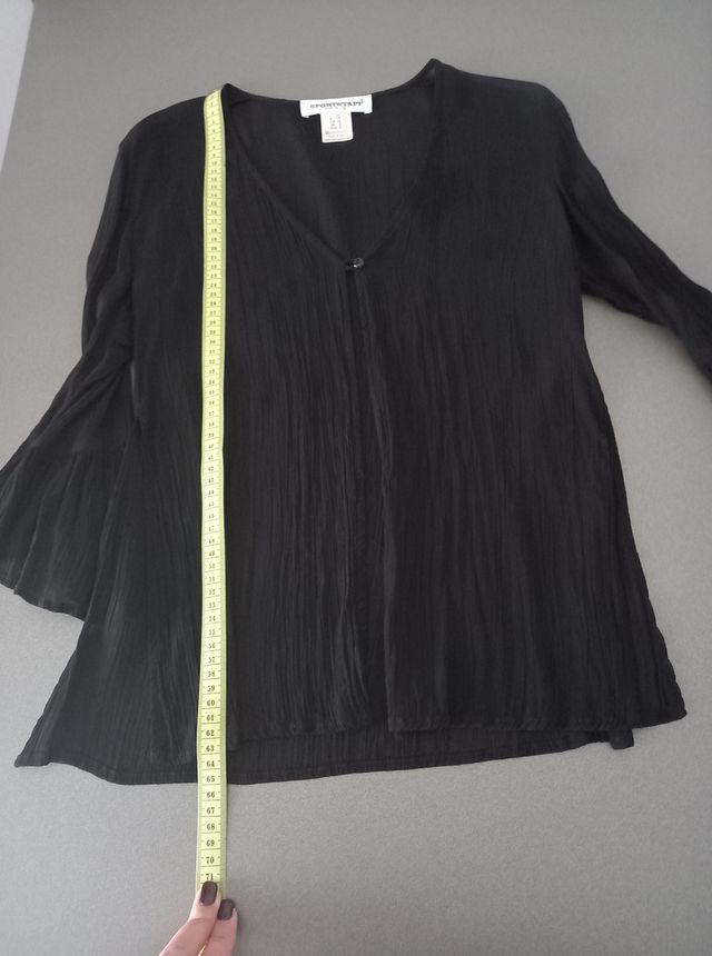 Camicia semitrasparente