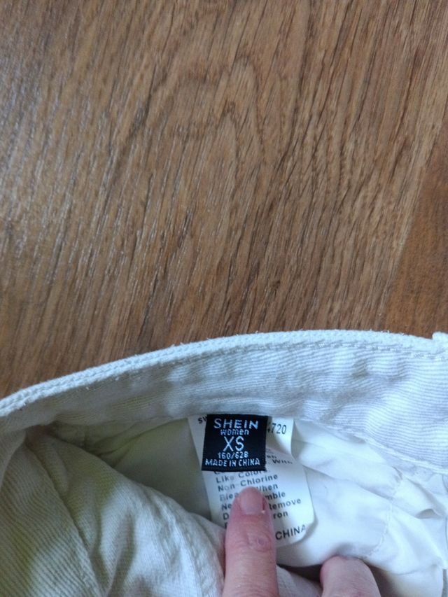 Vaquero color blanco