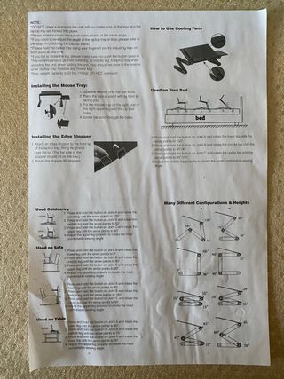 Mesa Multifuncional para ordenador portatil