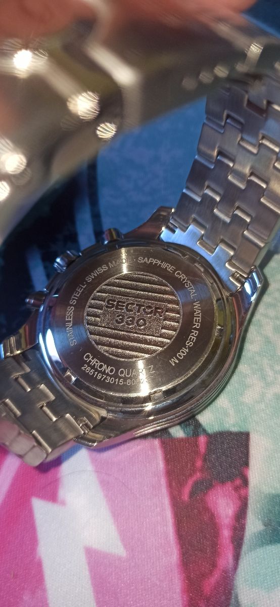 Reloj marca Sector. Acero inoxidable