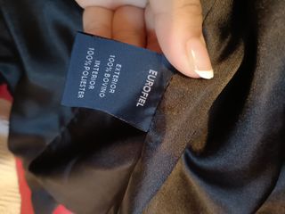 Chaqueta mujer bovino rojo