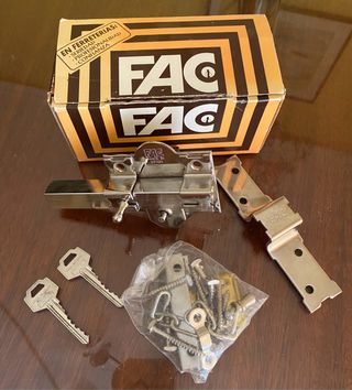 Cerrojo FAC 301R/80 niquelado