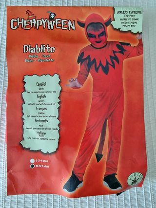 Disfraz Diablito Halloween 5-7 años