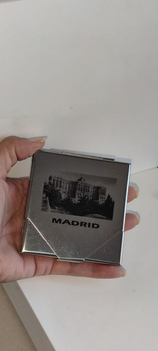 Pitillera Madrid Metálica souvenirs