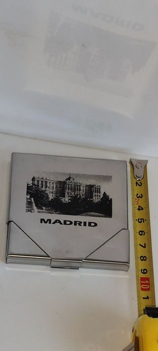 Pitillera Madrid Metálica souvenirs