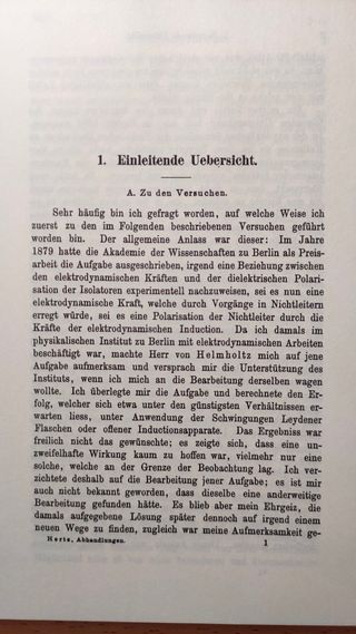 Der elektrischen kraft - Heinrich Hertz