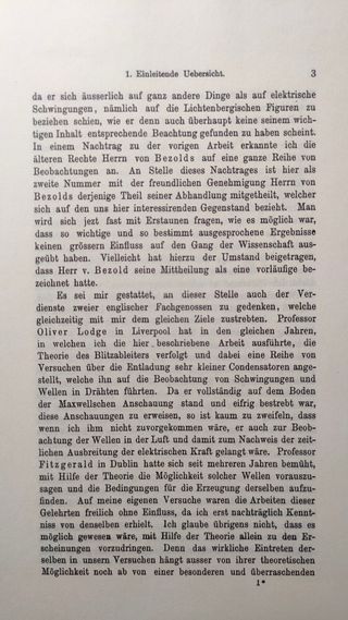 Der elektrischen kraft - Heinrich Hertz