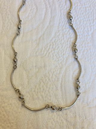 Gargantilla plateada