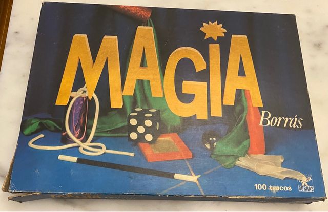 juego de magia borras antiguo