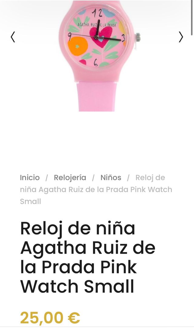 Reloj Agatha Ruiz de la Prada