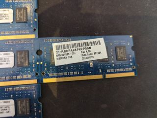 Lote memorias DDR2 SODIMM 1GB Kingston 