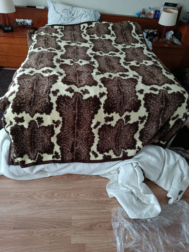 Manta para cama matrimonial