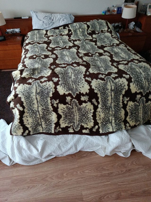 Manta para cama matrimonial