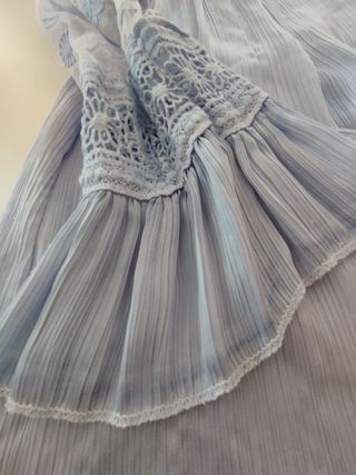 Blusón azul talla única
