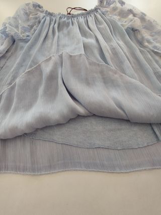 Blusón azul talla única