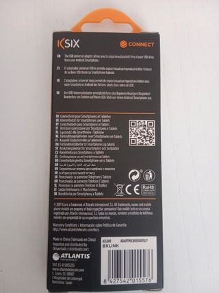 Adaptador USB para móviles y tablets