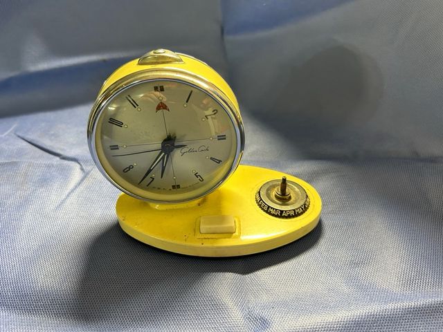 orologio sveglia golden cock