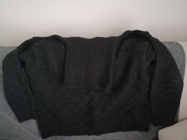 Maglia dolcevita nera donna