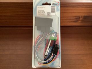 Adaptador ISO radio coche. Audi, Seat, Skoda