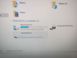 pc con monitor teclado y ratón