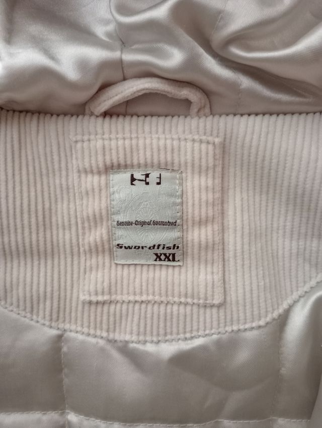 Chaqueta de pana beige