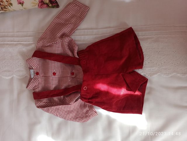Conjunto camisa pantalón niño