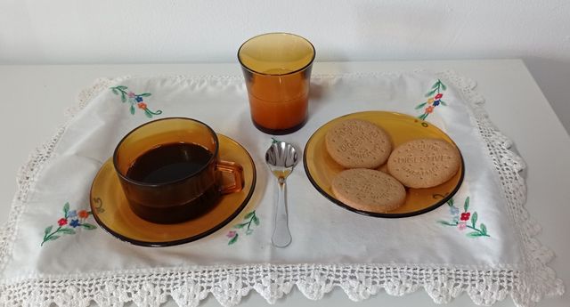Juego desayuno vintage 