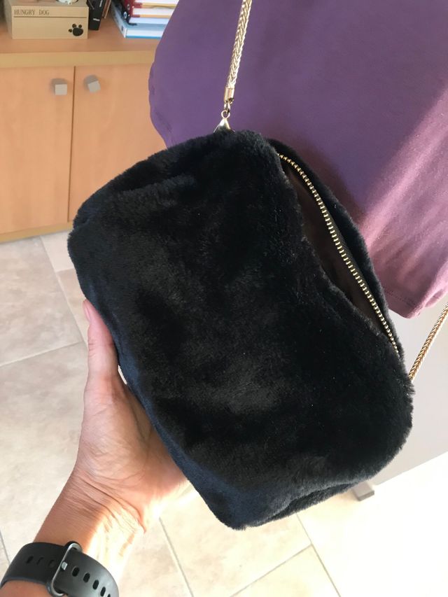 Bolso de terciopelo