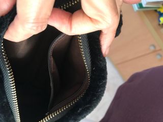 Bolso de terciopelo 