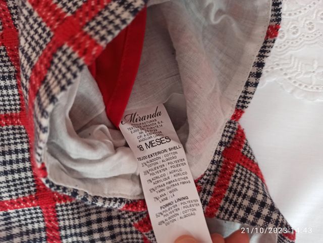 Conjunto niño Miranda:camisa y pantalón