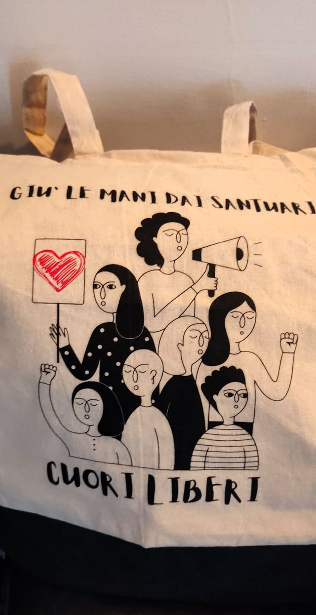 Classic Tote Bag Progetto Cuori Liberi borsa