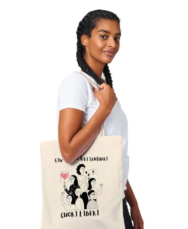 Classic Tote Bag Progetto Cuori Liberi borsa