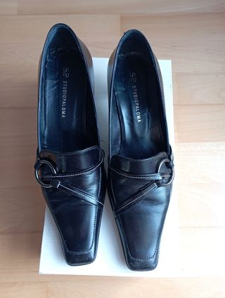 Zapatos negros tacón Studio Paloma
