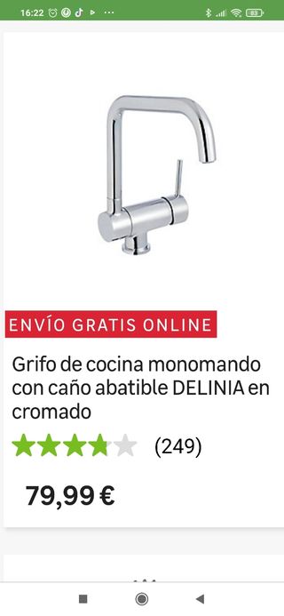 Grifo fregadero