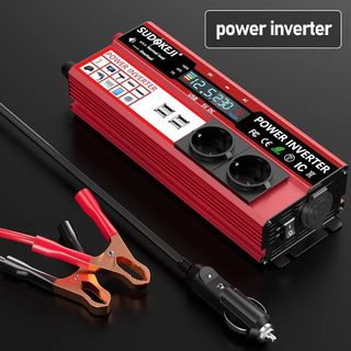 ⚡🟩Inversor De Onda Modificada Para El Coche 12v 
