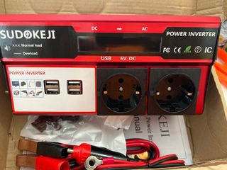 ⚡🟩Inversor De Onda Modificada Para El Coche 12v 