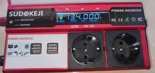 ⚡🟩Inversor De Onda Modificada Para El Coche 12v 