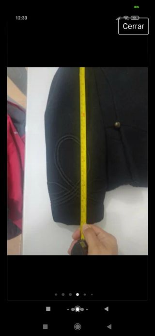 Chaqueta americana torera mango mujer 38