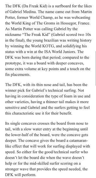 tabla surf pukas 5’11 DFK (DA FREAK KID)