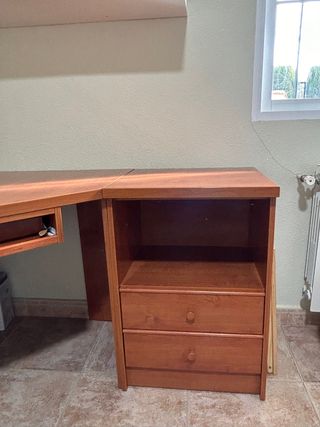 Escritorio Rinconera de madera